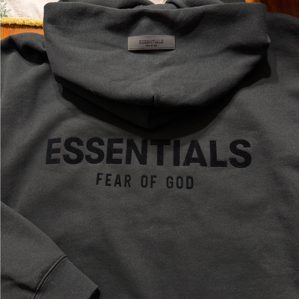 Fear of God Essentials Black Hoodie